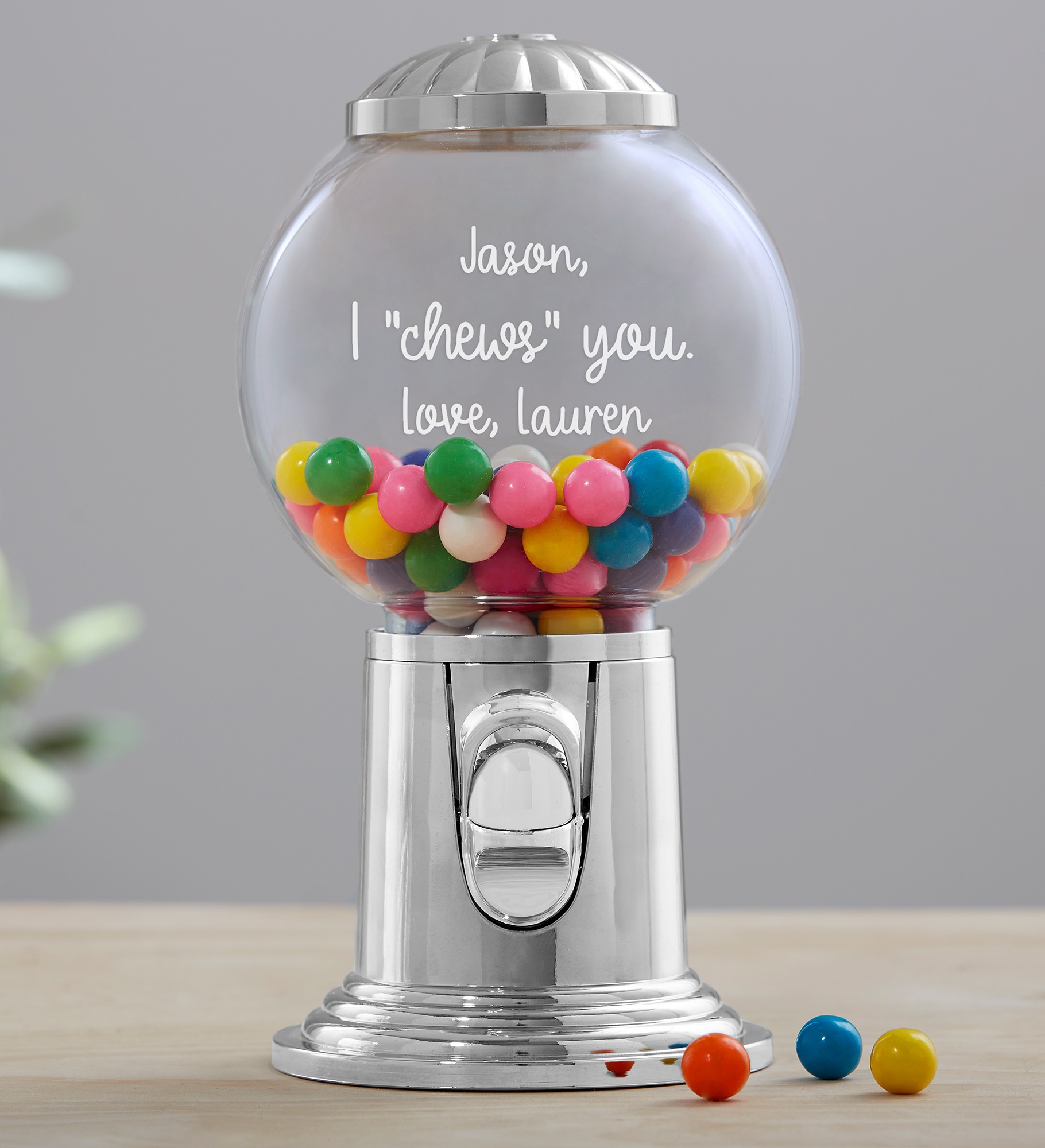 I Chews You Personalized Candy Dispenser